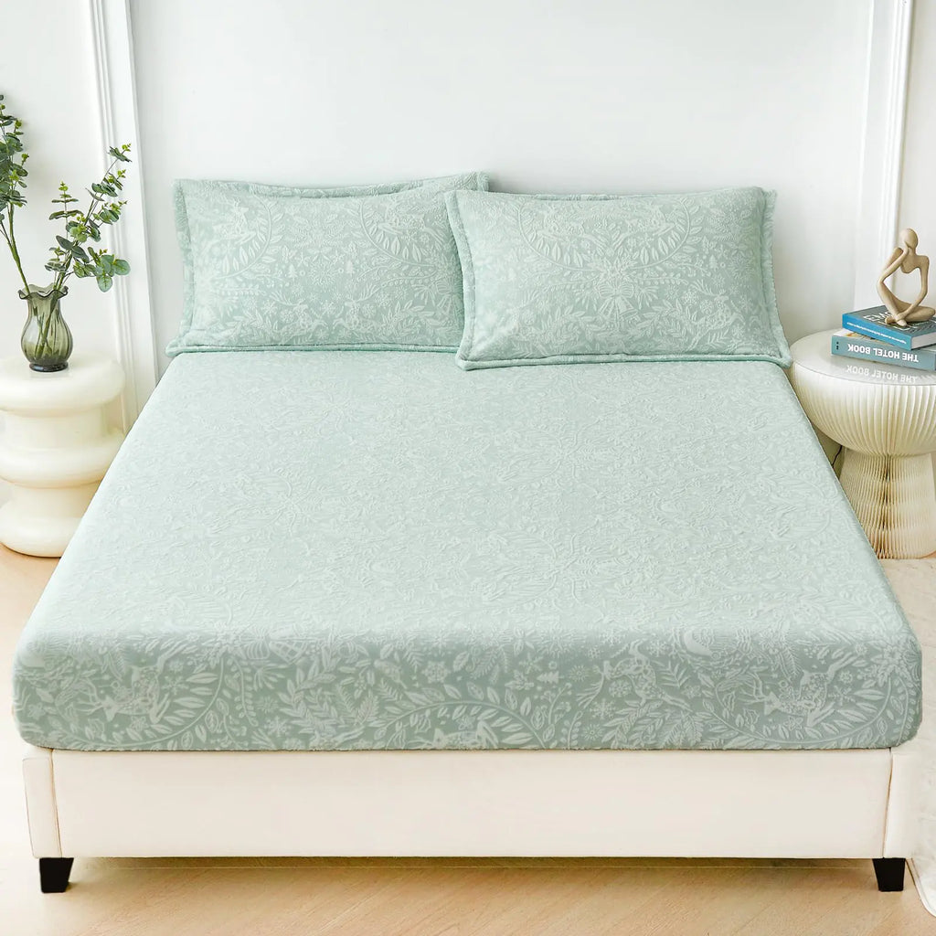 Queen Size Fleece Fitted Sheet – HCORA (16" Deep Pocket)