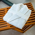 Organic Turkish Cotton Bathrobe & Slipper Set