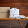 Organic Turkish Cotton Bathrobe & Slipper Set