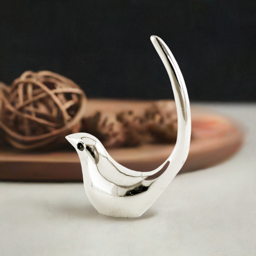 Silver Bird Ring Holder – Jewelry Organizer