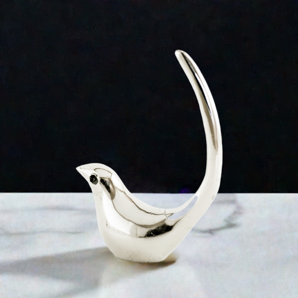 Silver Bird Ring Holder – Jewelry Organizer
