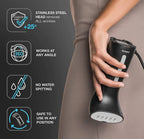 Handheld Portable Garment Steamer – Black Metal Steam Head