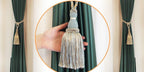 Handcrafted Braided Tassel Curtain Tiebacks – Color Options