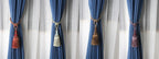 Handcrafted Braided Tassel Curtain Tiebacks – Color Options