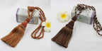 Handcrafted Braided Tassel Curtain Tiebacks – Color Options