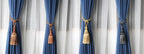 Handcrafted Braided Tassel Curtain Tiebacks – Color Options