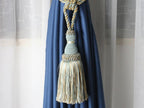 Handcrafted Braided Tassel Curtain Tiebacks – Color Options