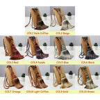 Handcrafted Braided Tassel Curtain Tiebacks – Color Options