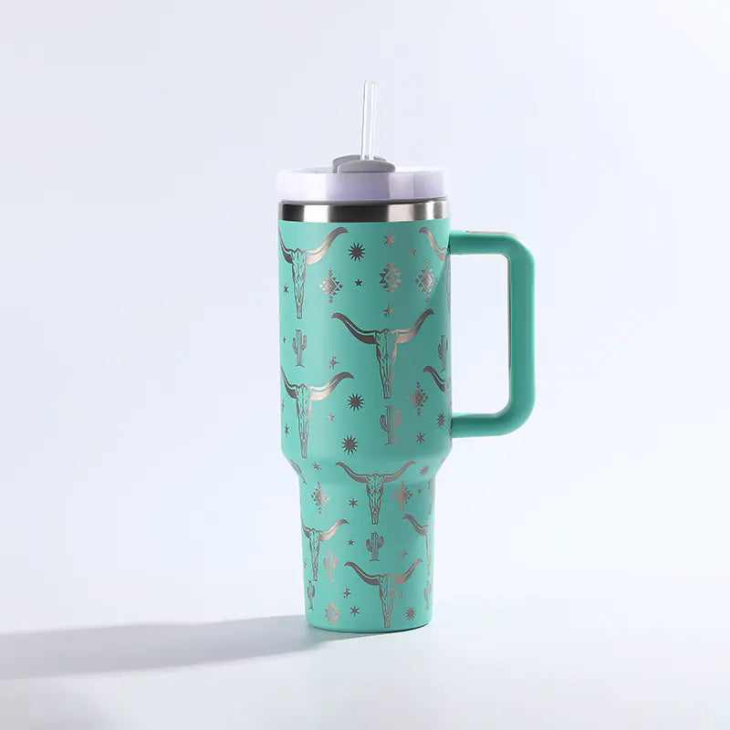 Stainless Steel Straw Tumbler