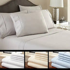 6-Piece Bamboo Bed Sheet Set – Multiple Colors