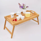 Bamboo Serving Tray with Handles – Heitcup
