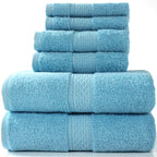 6-Piece Cotton Absorbent Bath Towel Set