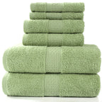 6-Piece Cotton Absorbent Bath Towel Set