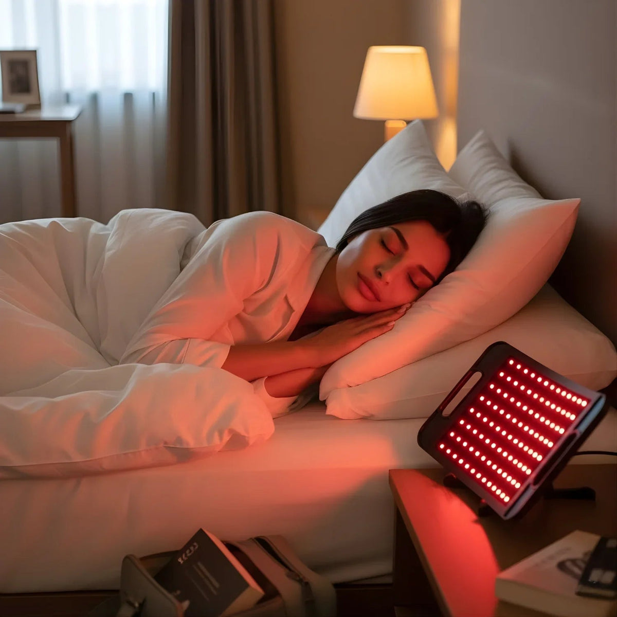 Red & Near-Infrared Light Therapy Lamp with Adjustable Stand