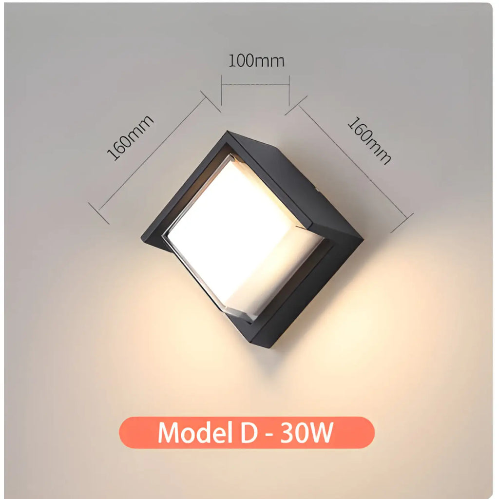 Outdoor LED Wall Light – Optional PIR Motion Sensor, IP65