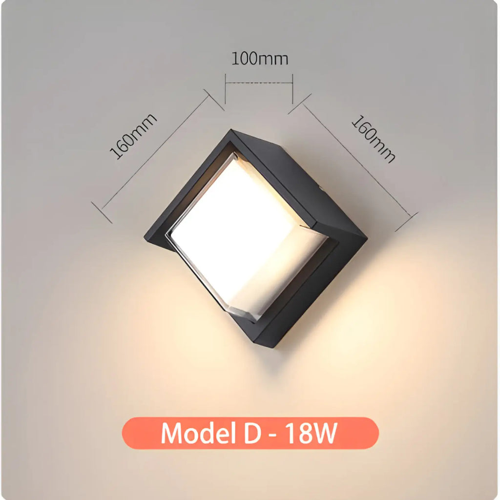 Outdoor LED Wall Light – Optional PIR Motion Sensor, IP65
