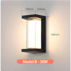 Outdoor LED Wall Light – Optional PIR Motion Sensor, IP65