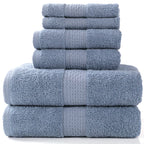 6-Piece Cotton Absorbent Bath Towel Set