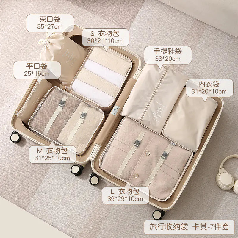 Travel Packing Cubes Set – 7 Piece