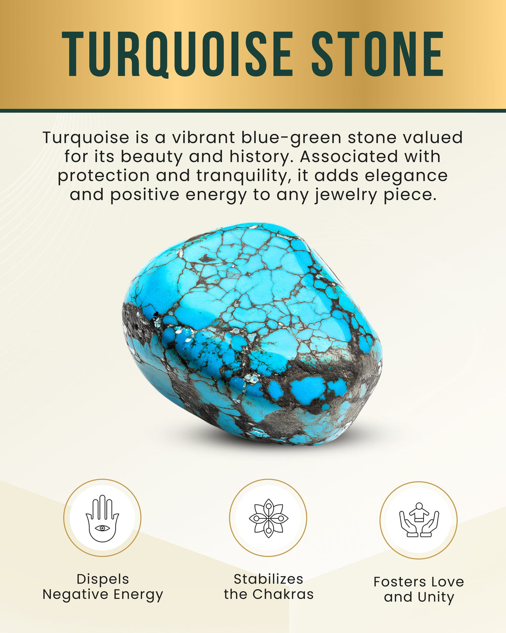 Pure Copper Turquoise Magnetic Bracelet – Adjustable