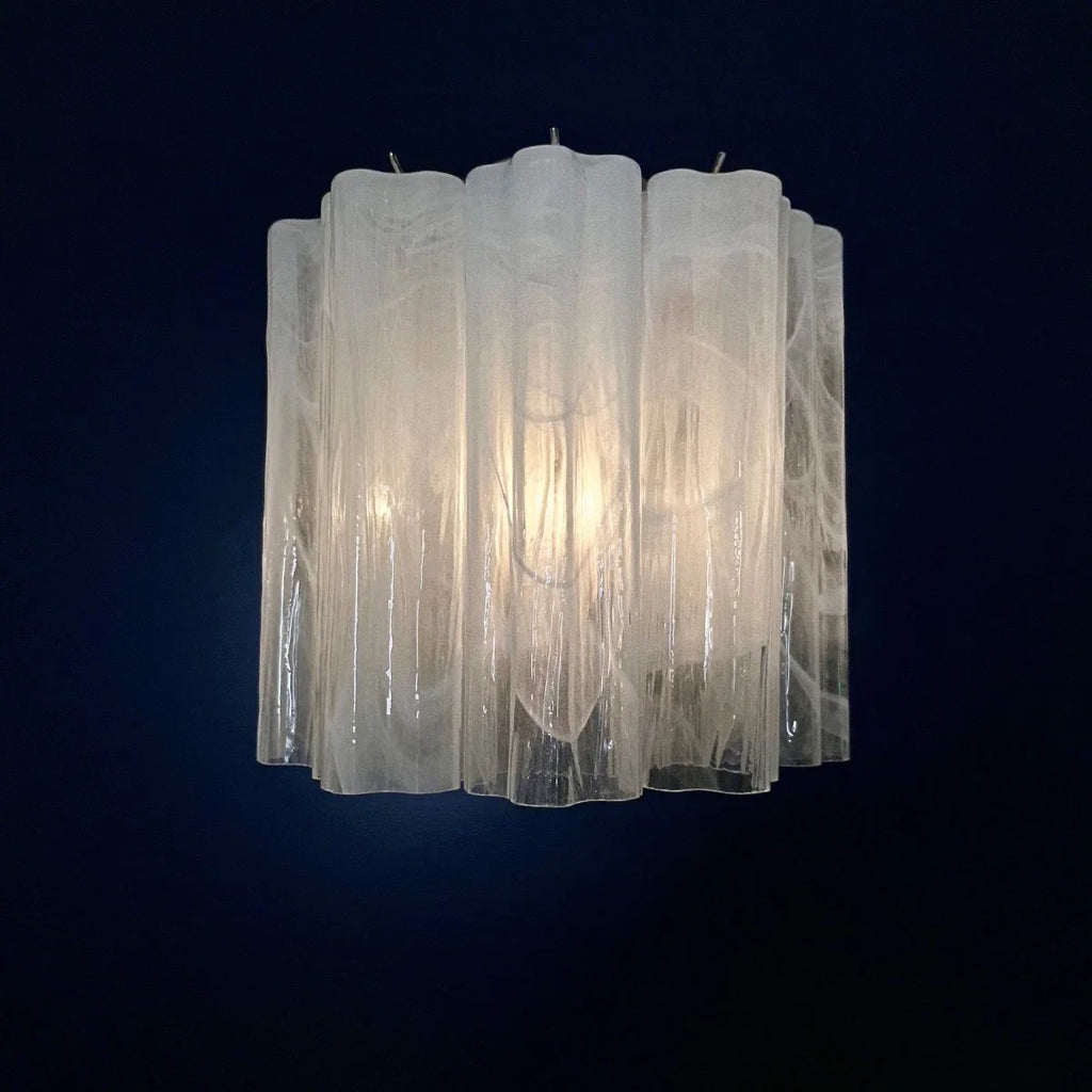 Murano Glass Tube Wall Sconce – Handcrafted Decorative Glass