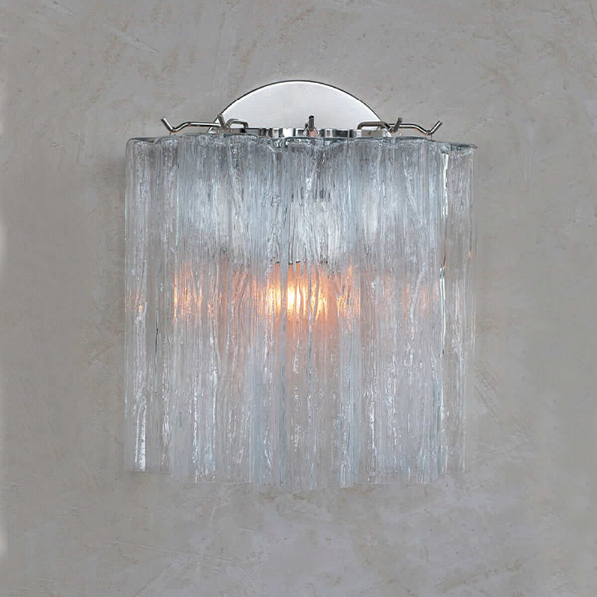 Murano Glass Tube Wall Sconce – Handcrafted Decorative Glass