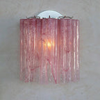 Murano Glass Tube Wall Sconce – Handcrafted Decorative Glass