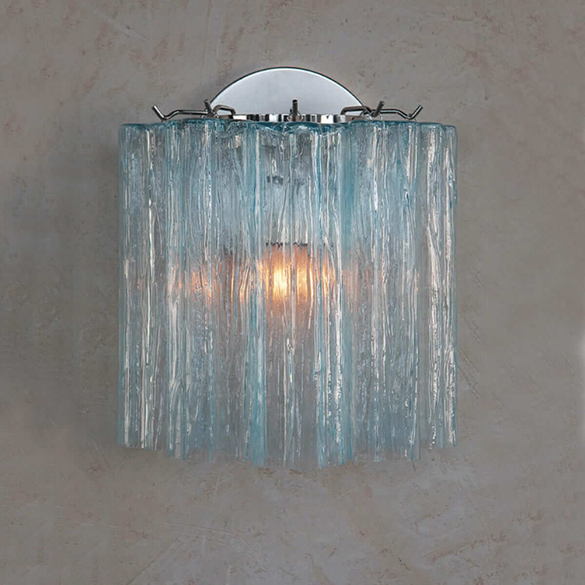 Murano Glass Tube Wall Sconce – Handcrafted Decorative Glass