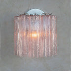 Murano Glass Tube Wall Sconce – Handcrafted Decorative Glass