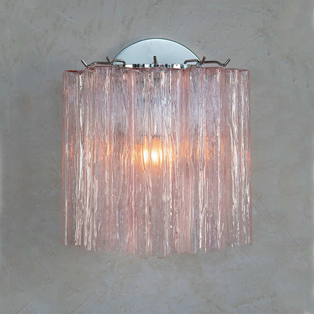 Murano Glass Tube Wall Sconce – Handcrafted Decorative Glass