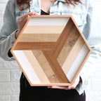 Wood Cake Serving Tray