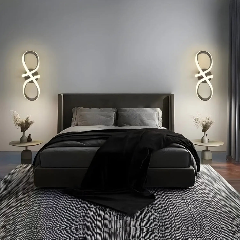 Nordic LED Wall Lamp – Modern Minimalist Bedside Light