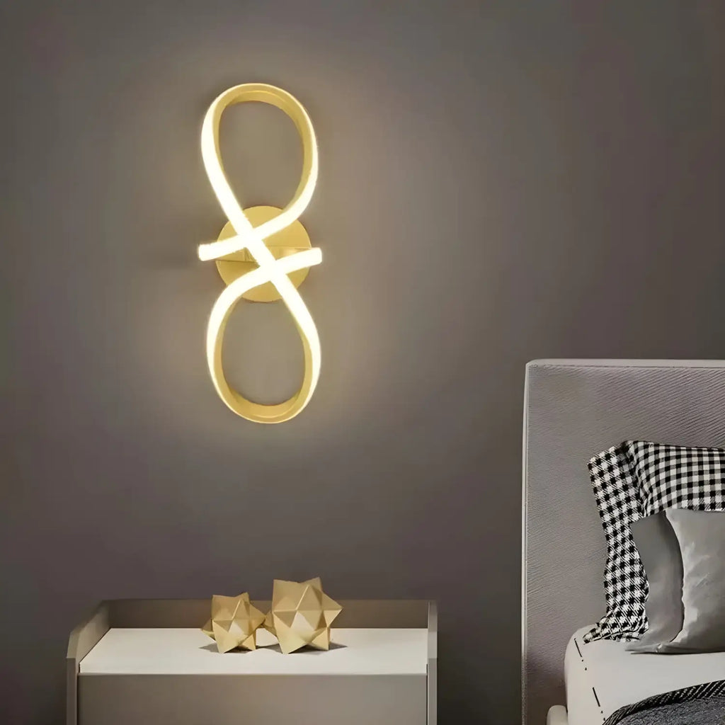Nordic LED Wall Lamp – Modern Minimalist Bedside Light