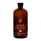 Organic Cold-Pressed Castor Oil – 8 oz or 16 oz