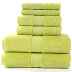 6-Piece Cotton Absorbent Bath Towel Set