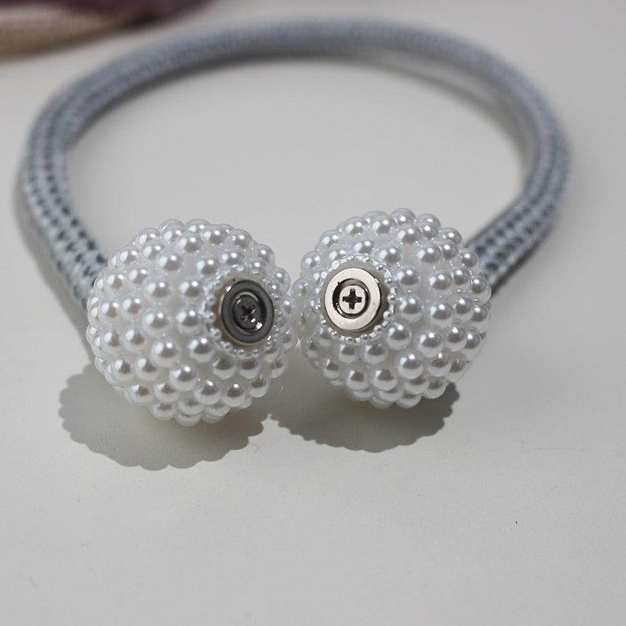 Pearl Magnetic Curtain Tieback – Color Options