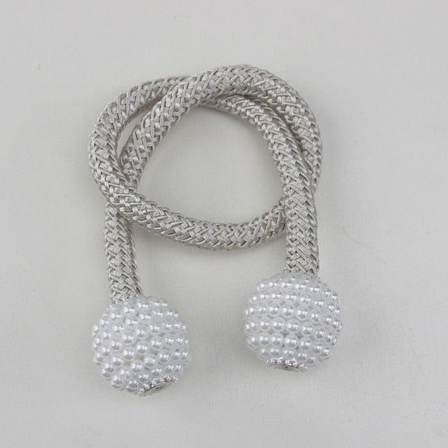 Pearl Magnetic Curtain Tieback – Color Options