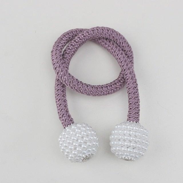 Pearl Magnetic Curtain Tieback – Color Options