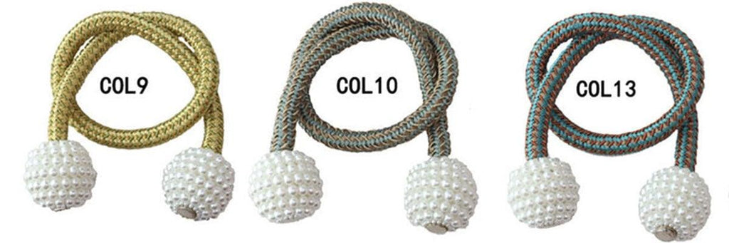 Pearl Magnetic Curtain Tieback – Color Options