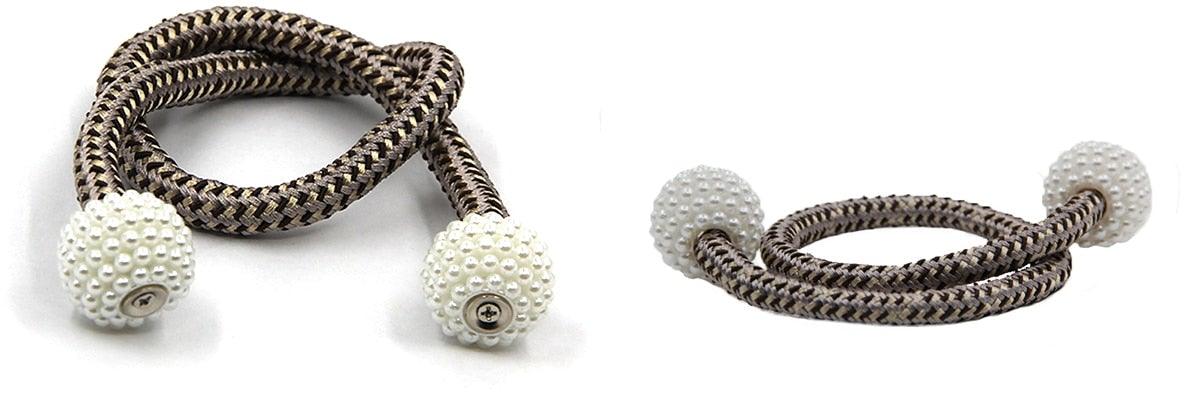Pearl Magnetic Curtain Tieback – Color Options