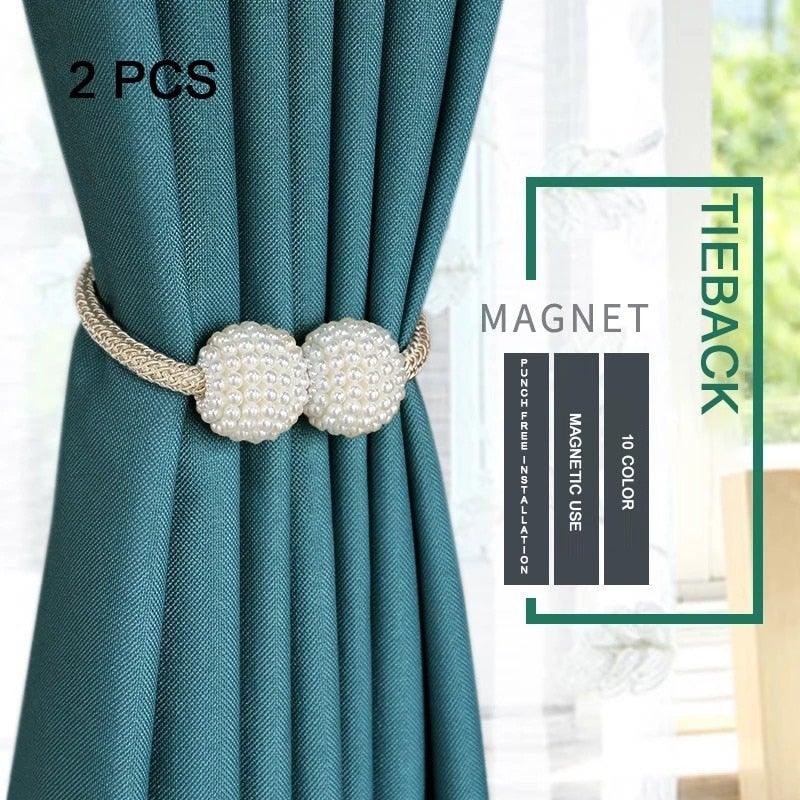 Pearl Magnetic Curtain Tieback – Color Options
