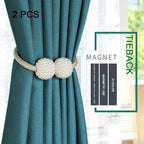 Pearl Magnetic Curtain Tieback – Color Options
