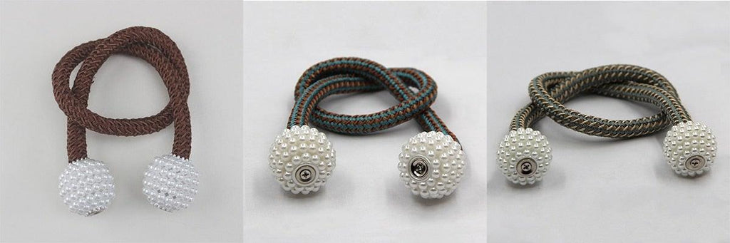 Pearl Magnetic Curtain Tieback – Color Options