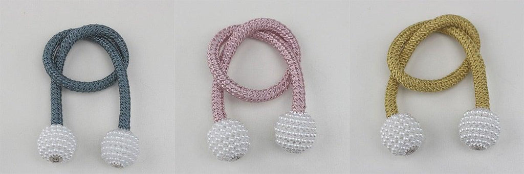 Pearl Magnetic Curtain Tieback – Color Options