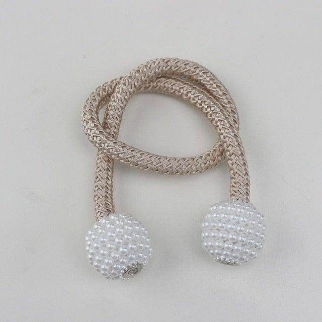 Pearl Magnetic Curtain Tieback – Color Options