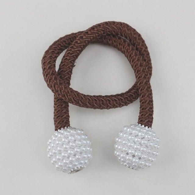 Pearl Magnetic Curtain Tieback – Color Options