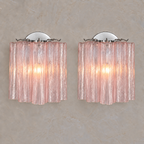 Murano Glass Tube Wall Sconce – Handcrafted Decorative Glass