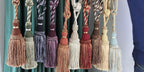 Handcrafted Braided Tassel Curtain Tiebacks – Color Options