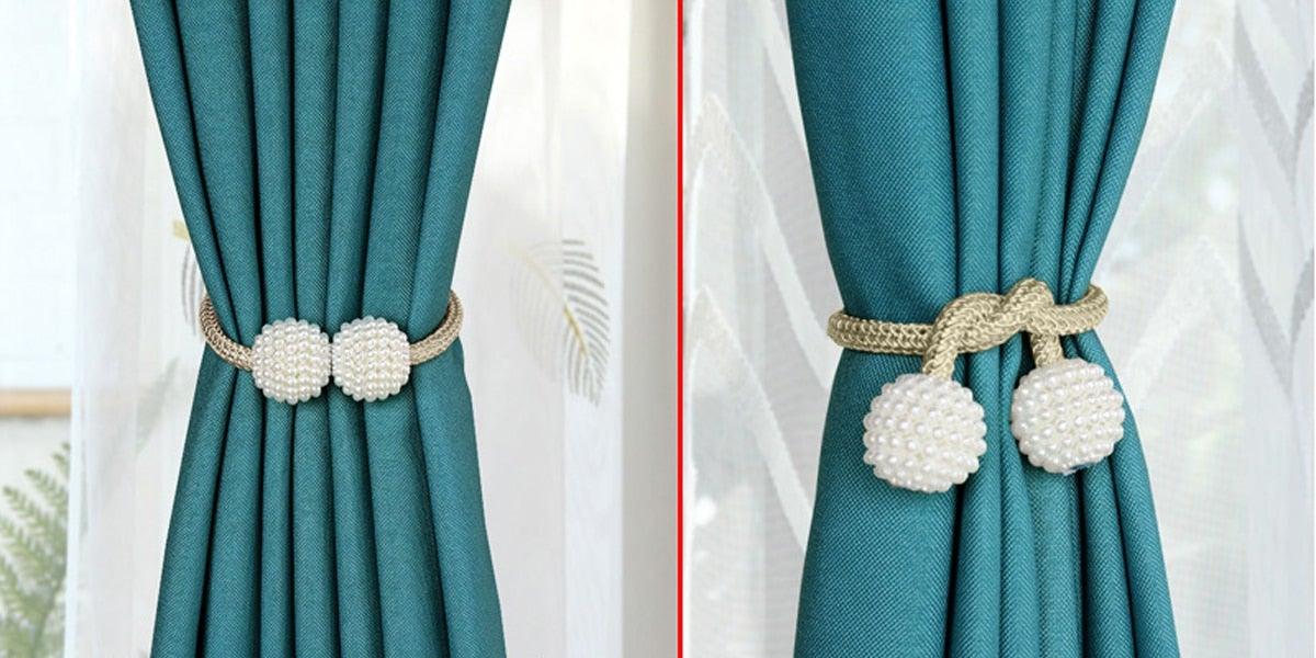 Pearl Magnetic Curtain Tieback – Color Options