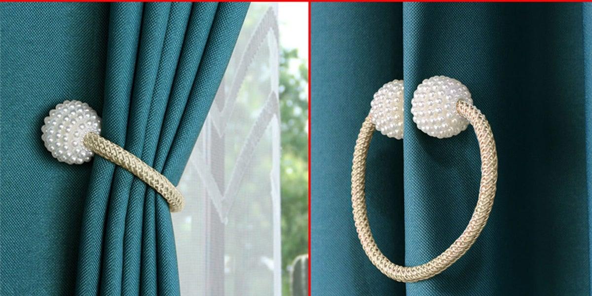 Pearl Magnetic Curtain Tieback – Color Options